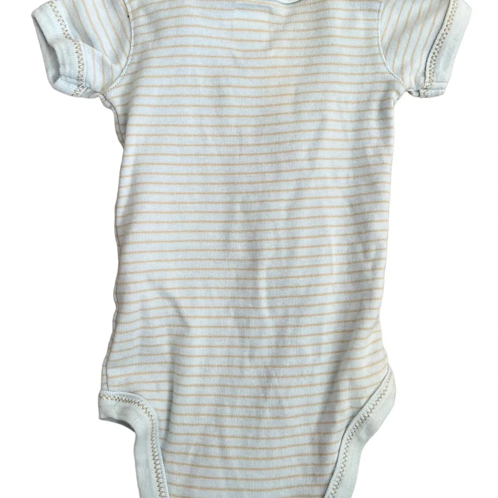 Lot of (4) Newborn Baby Boy One Pieces - Carters Circo‎ & Faded Glory - Sports!